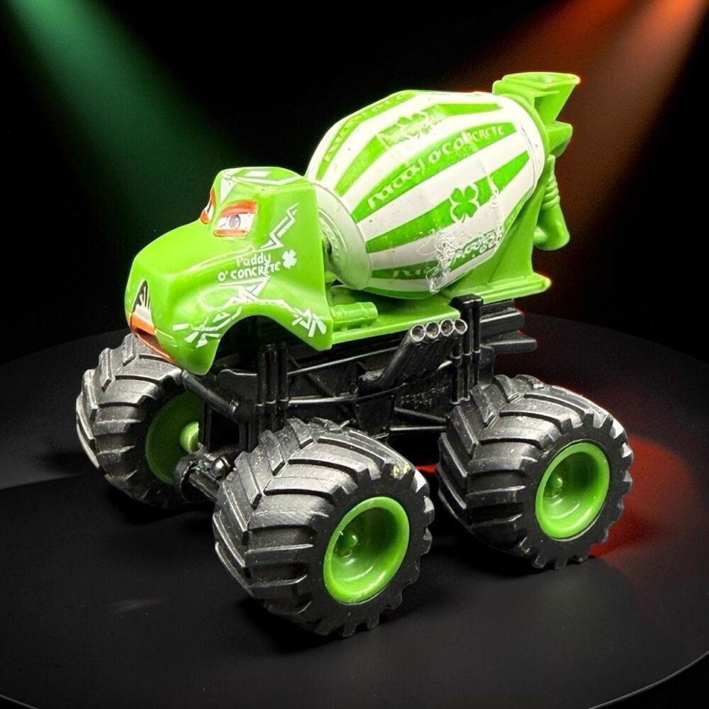 Disney Store Pixar Cars Toon Paddy O'Concrete Die Cast Monster Truck 1:44 A61